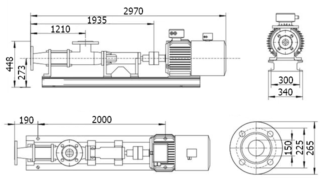 Габаритный чертеж модели VIN 85-2_304