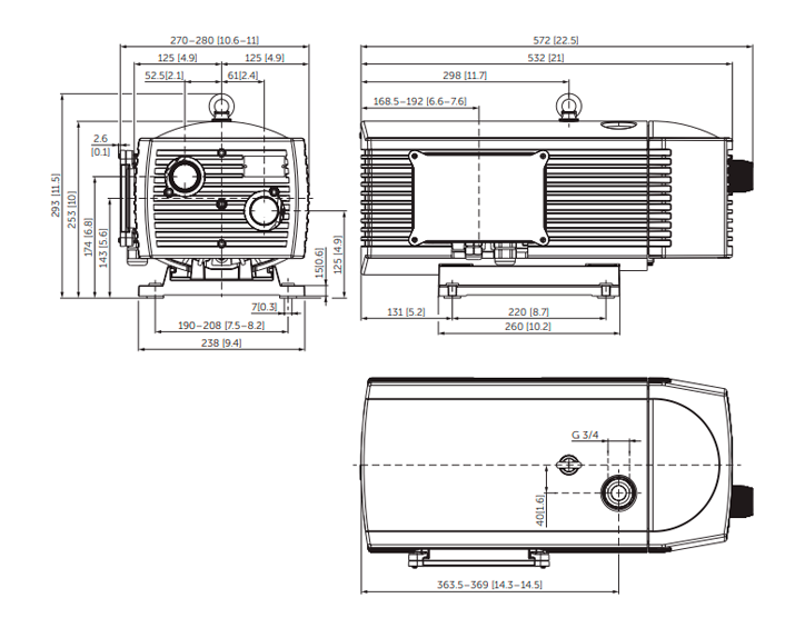 Габаритный чертеж Avior 4.40