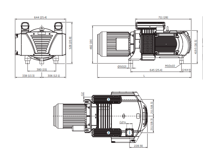 Габаритный чертеж Avior 2.250