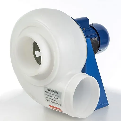 Химический полипропиленовый вентилятор Zenova Fans MPC-F2S-160