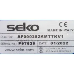 Шильдик модели Duotek AF0252K
