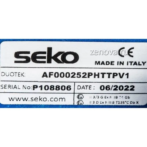 Шильдик модели Duotek AF0250P