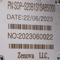 Шильдик модели SDP-S20B1S-1SABS000