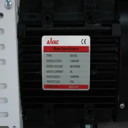 Шильдик пластинчато-роторного вакуумного насоса AiVac ASV-065