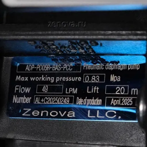 Шильдик Vetlan Pneumatic ADP-PD05R-BAS-PAA