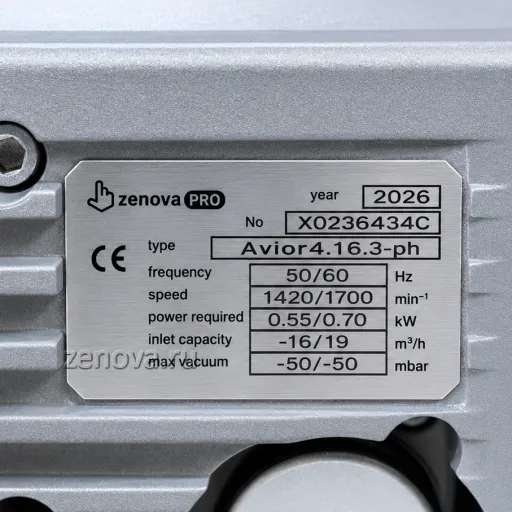 Шильдик модели Zenova PRO Avior 4.16