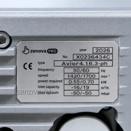 Шильдик модели Zenova PRO Avior 4.16