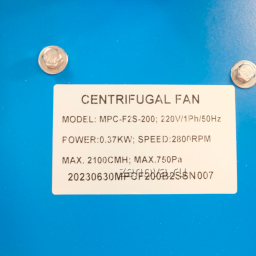 Шильдик Zenova Fans MPC-F2S-200
