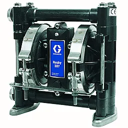 Мембранный пневматический насос Graco HUSKY 307-AC-AC-PTFE-PTFE