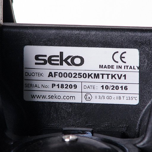 Шильдик модели Duotek AF0250K