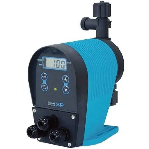 Соленоидный мембранный дозирующий насос Cheonsu SP-C100-FTC-3WS-411_PVDF