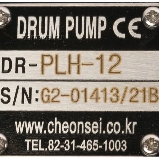 Шильдик насосной части без двигателя для Cheonsu DR-PLH-12