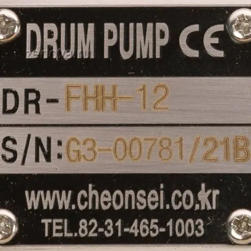 Шильдик насосной части без двигателя для Cheonsu DR-FHH-12