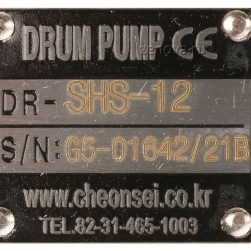 Шильдик насосной части без двигателя для Cheonsu DR-SHS-12