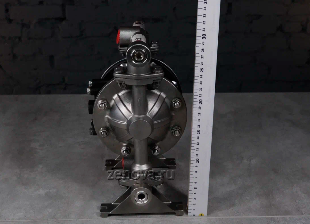 Мембранный пневматический насос Vetlan Pneumatic ADP-PD05R-BSS-SST — Реальный внешний вид
