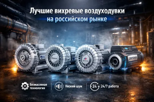 Лучшие вихревые воздуходувки на российском рынке
