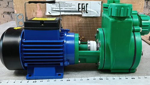 Самовсасывающий химический насос Vetlan 32SPP-11 — Результаты испытаний
