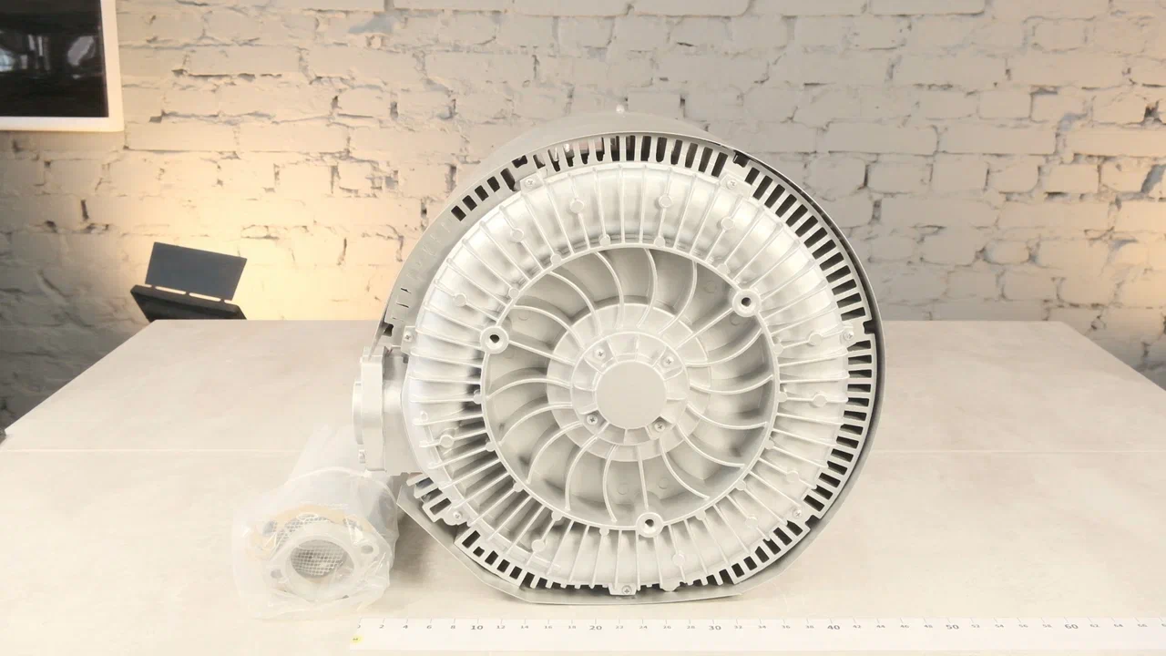 Вихревая воздуходувка Zenova 2RB 720-055 — Реальный внешний вид