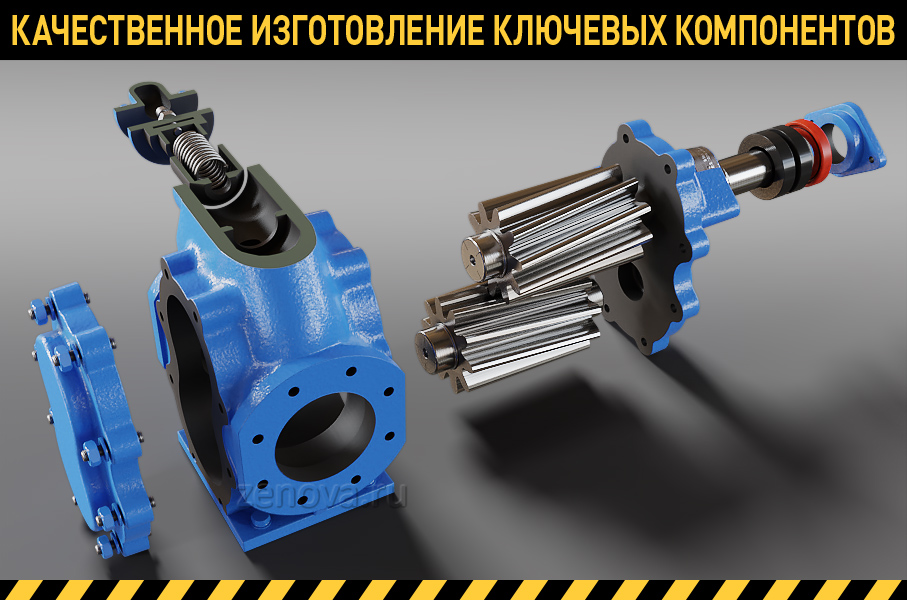 Шестеренный насос Vetlan KCB-A 960-CCM/0.3/4/C