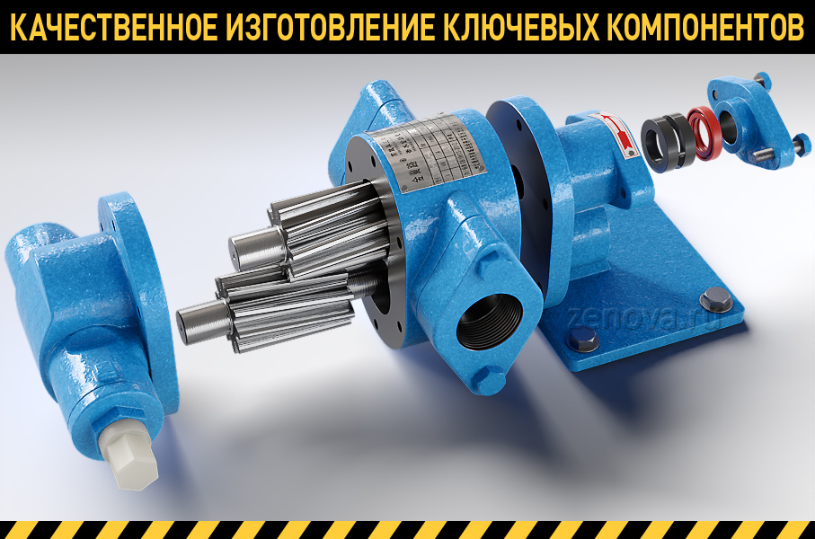 Шестеренный насос Vetlan KCB-A 83.3-CCM/0.5/4/C