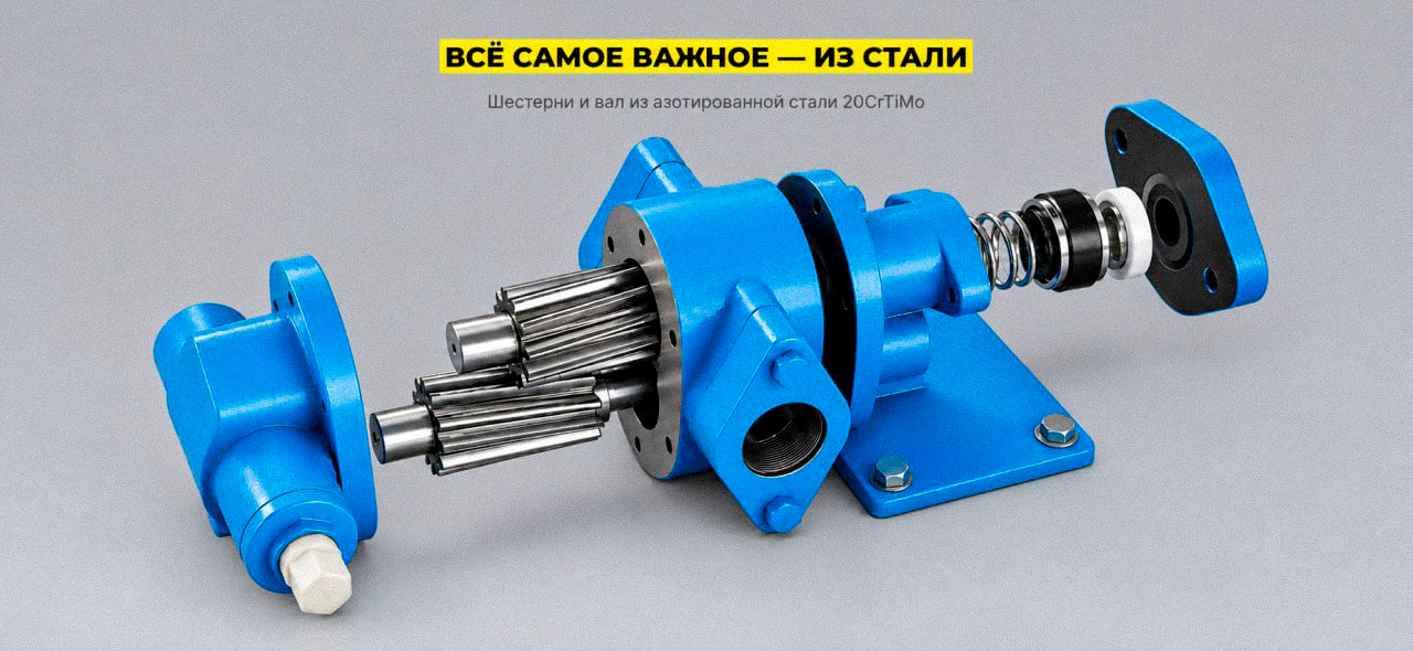 Шестеренный насос Vetlan KCB-A 960-CCM/0.3/4/C