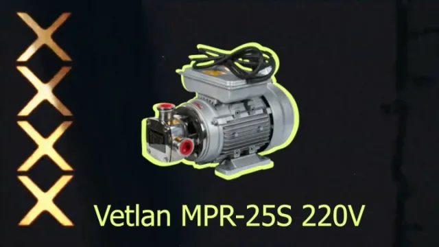 Комплектность Vetlan MPR-25S 220V