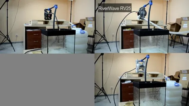 Япона мать! Сравнительный тест 25 мм мембранных насосов Yamada, ARO, River Wave
